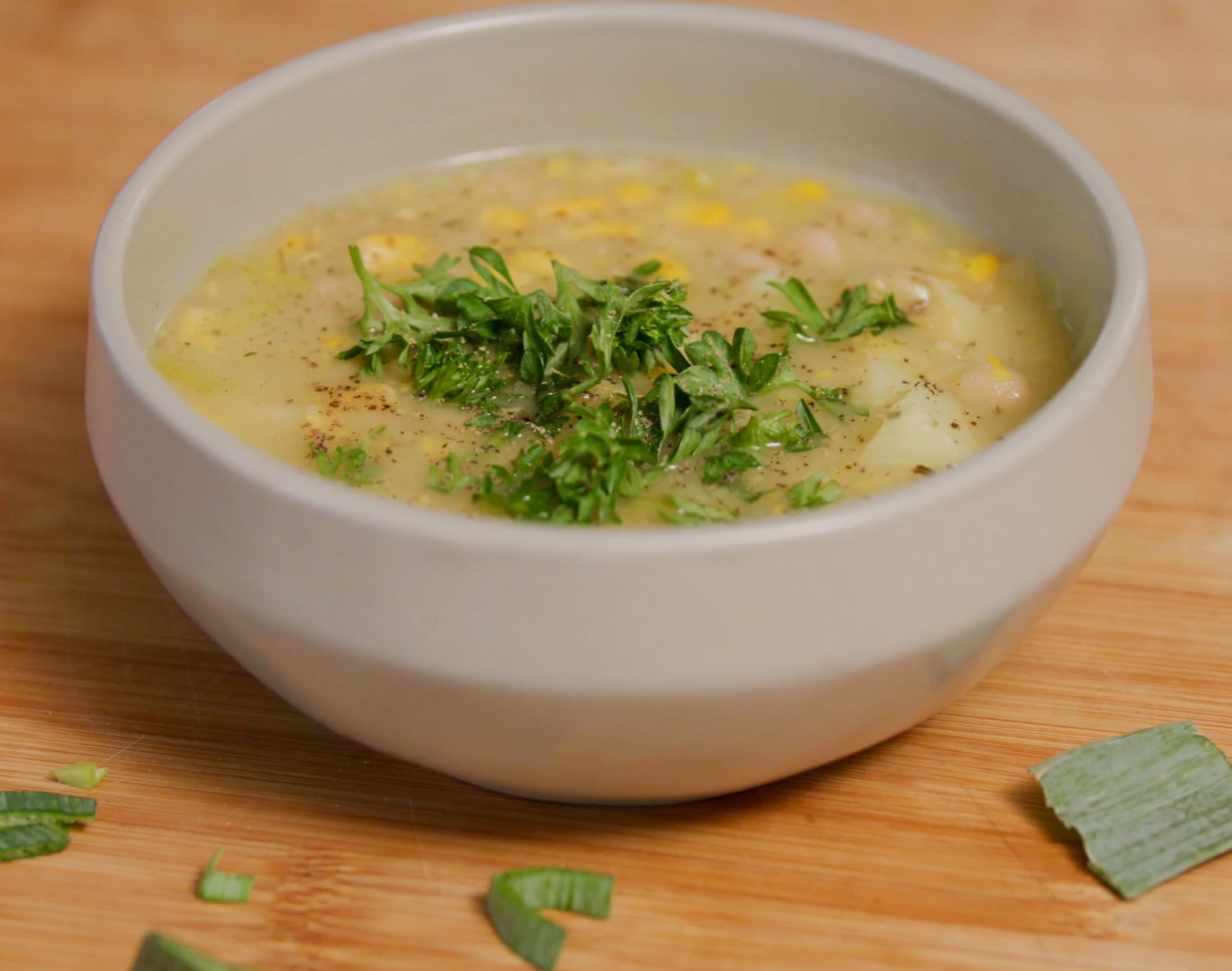 Potato Corn Chowder - Maggie Baird