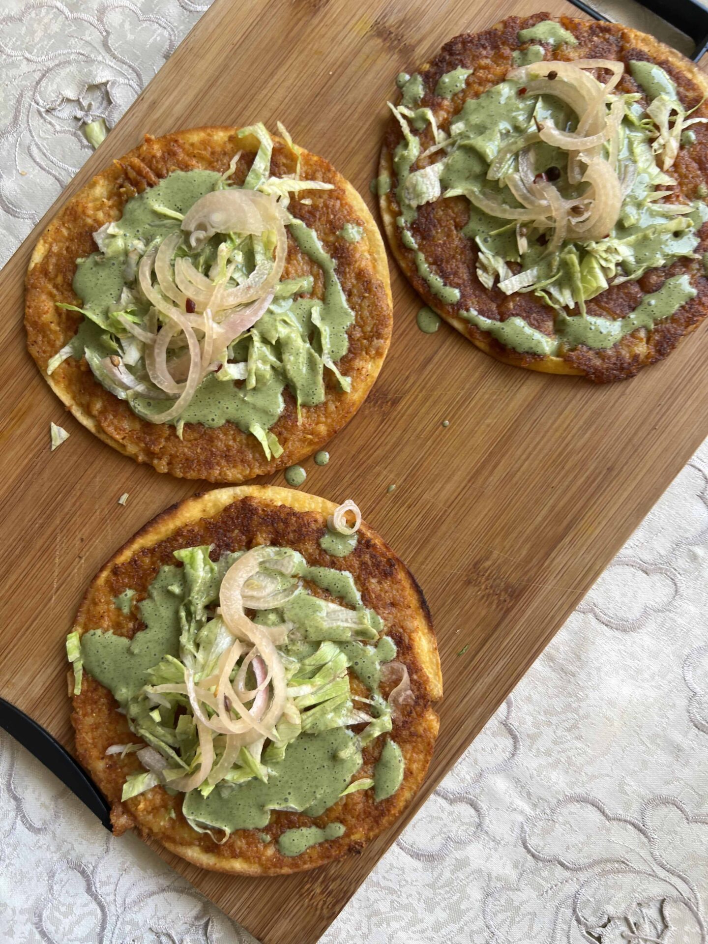 Smashed Aloo Tikki Tacos - Priyansh Parekh